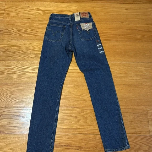 Levi’s women’s 501 original high rise straight leg jean size 27 brand new w tags - Picture 6 of 10
